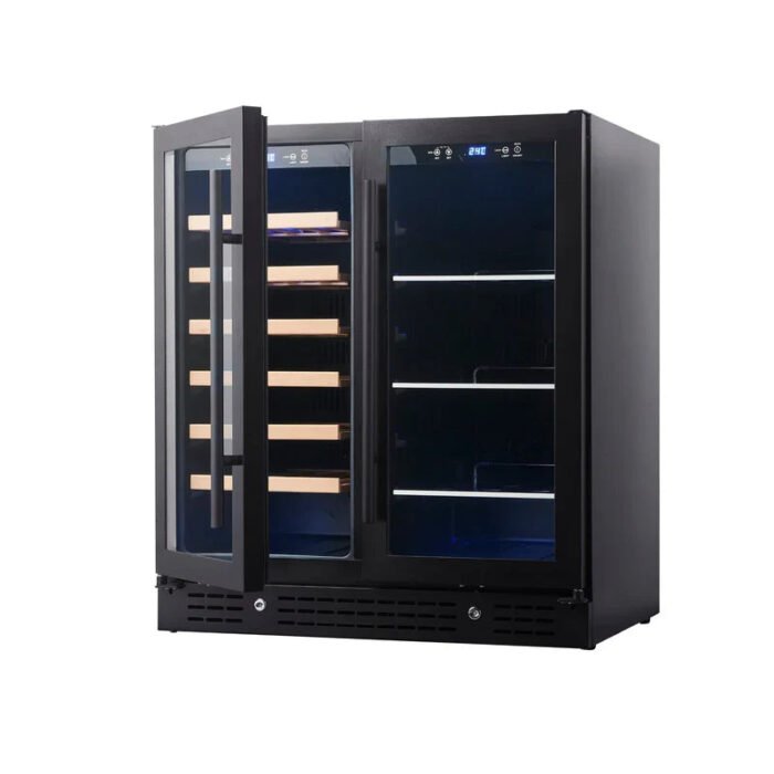 30-inch Combination Beer and Wine Cooler with Low-E Glass Door - Image 2