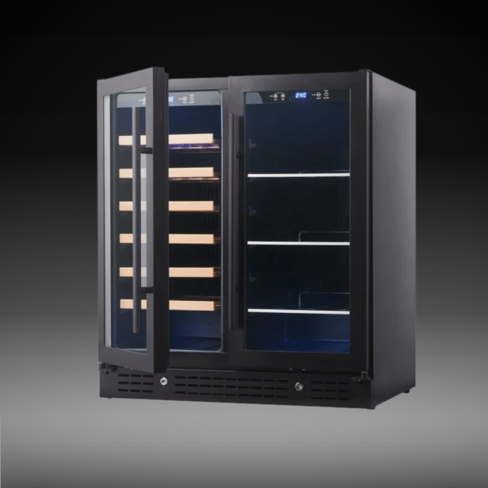 30-inch Combination Beer and Wine Cooler with Low-E Glass Door - Image 3