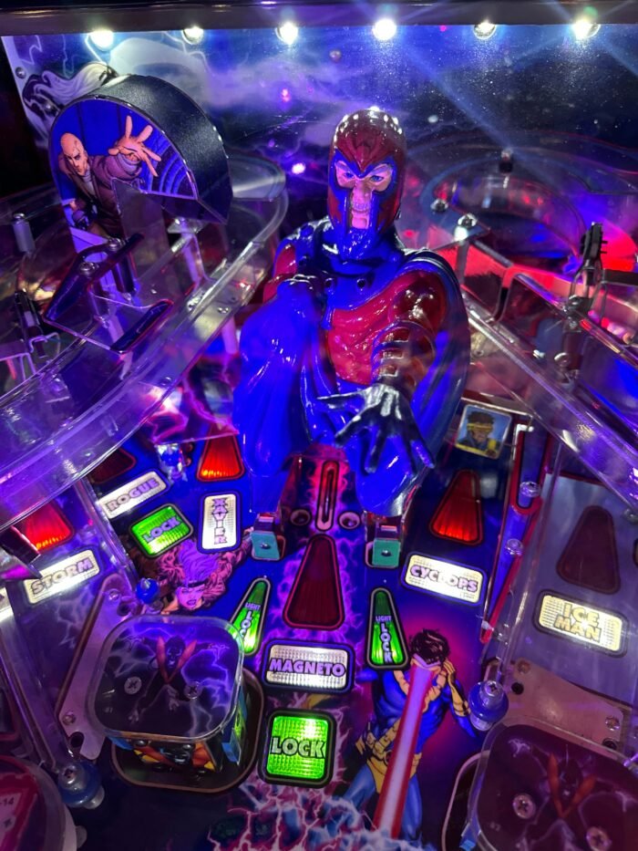 Stern Pinball LOADED X-Men Limited Magneto Edition Pinball Machine - Image 13