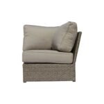 Outdoor Wicker Sectional With Weather Resistant Cushions And Table - Image 15