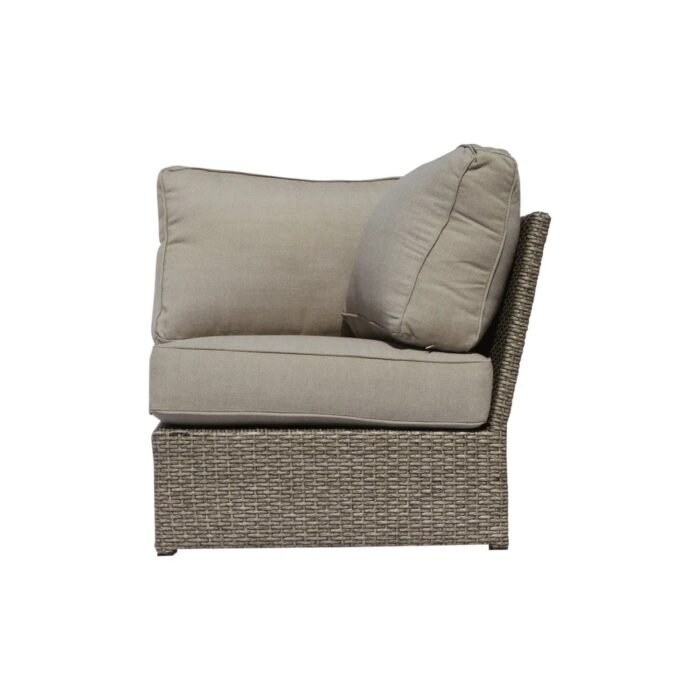 Outdoor Wicker Sectional With Weather Resistant Cushions And Table - Image 15