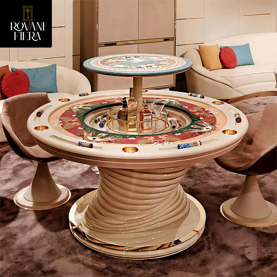 33 THE ITALIA POKER TABLE - Image 1