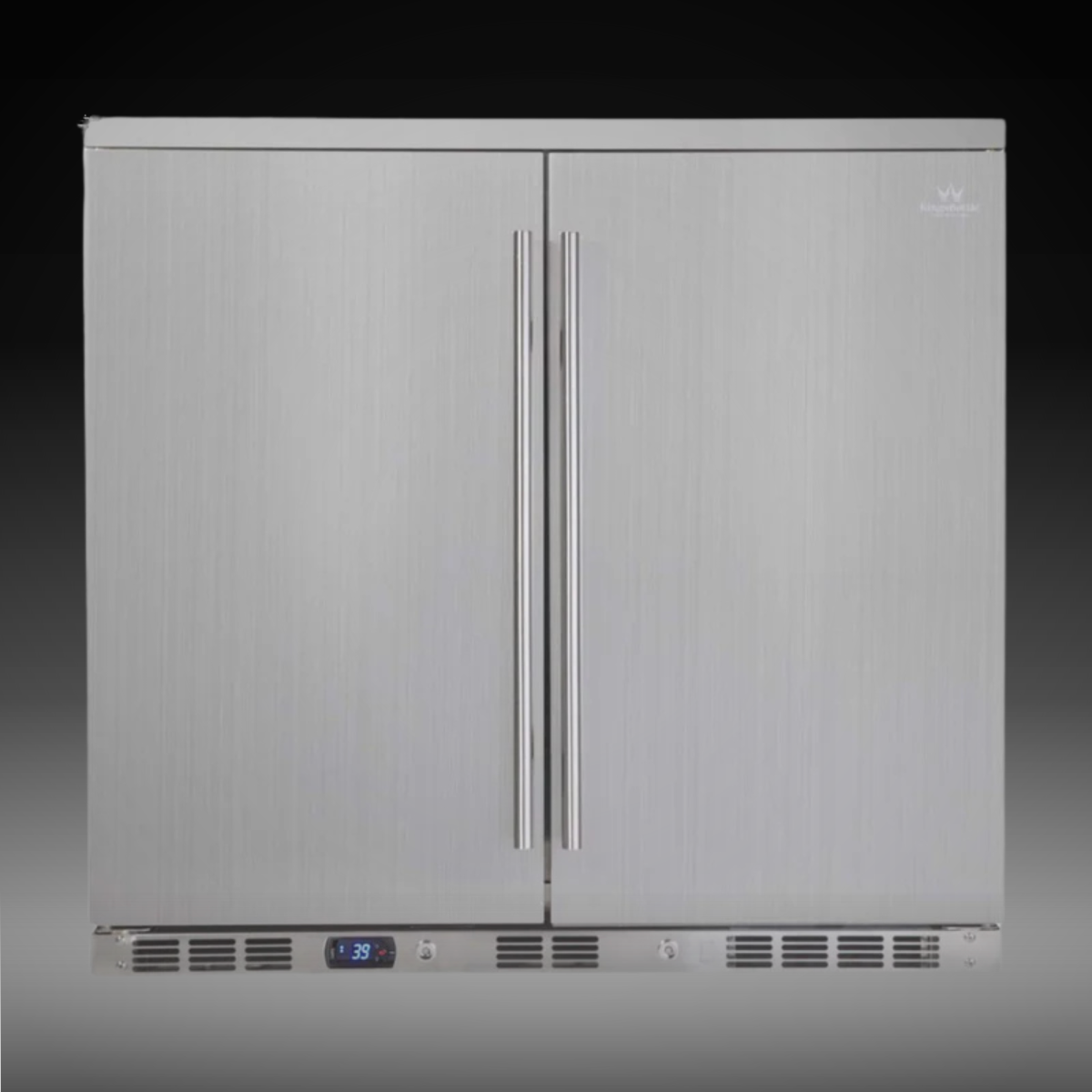 36_outdoor 36 Inch Outdoor Beverage Refrigerator 2 Door For Home - Image 1