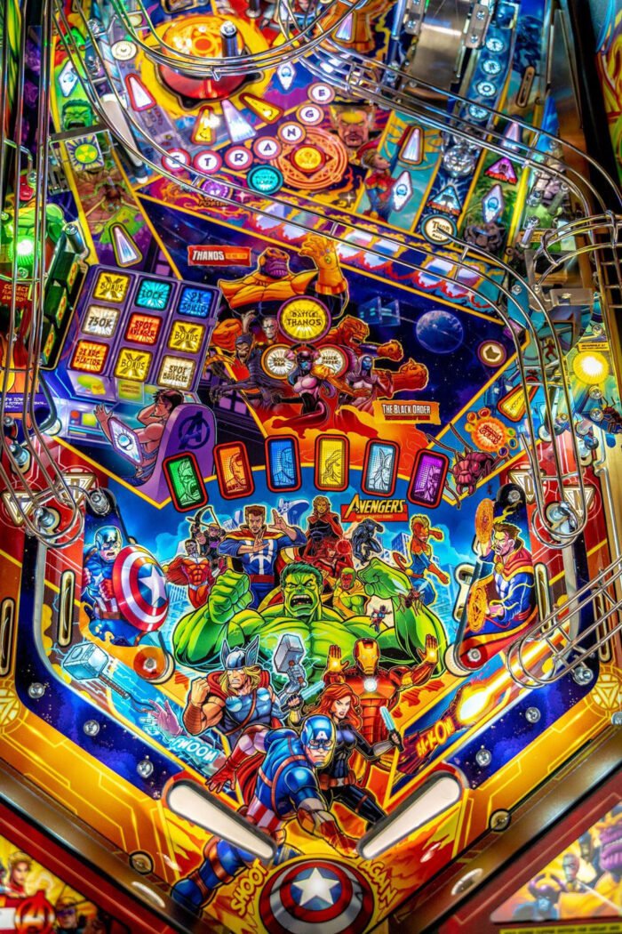 Avengers Infinity Quest Premium Pinball Machine - Image 25