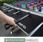 Table Soccer Arcade Game: Table Soccer Table - A match sized soccer table with 2 balls and 2 beverage racks - Image 6