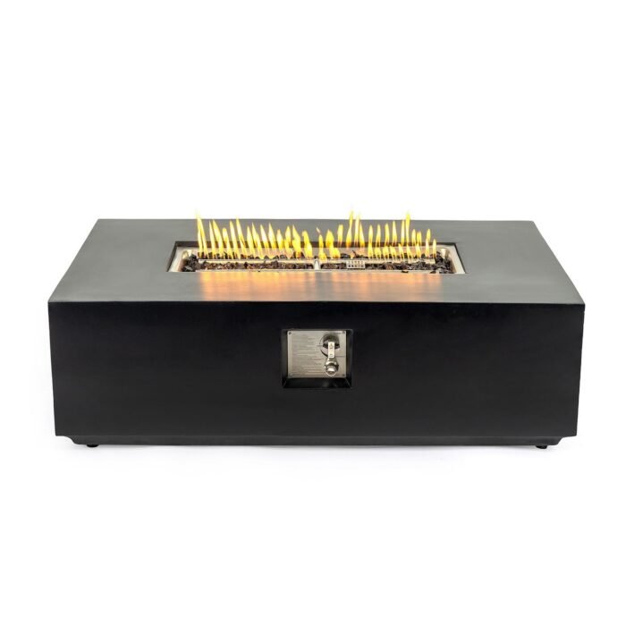 Propane / Natural Gas Fire Pit Table, 50,000 BTU - Charcoal - Image 2