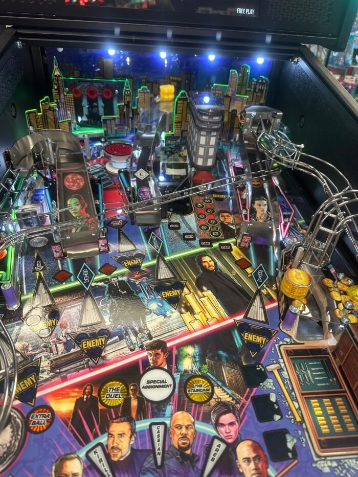 Stern Pinball John Wick Pro Pinball Machine with Upgrades - Image 14