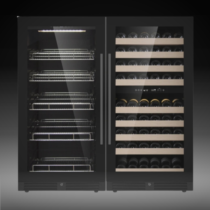 47" High Wine & Beverage Refrigerator Combo with Triple Temp. Zones - Image 3