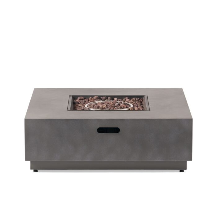 Modern Square Fire Pit With 50, 000 Btu - Image 2
