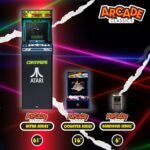 Arcade Classics Atari Asteroids Counter Series Game Machine with 8" Screen and 5 Games - Image 6