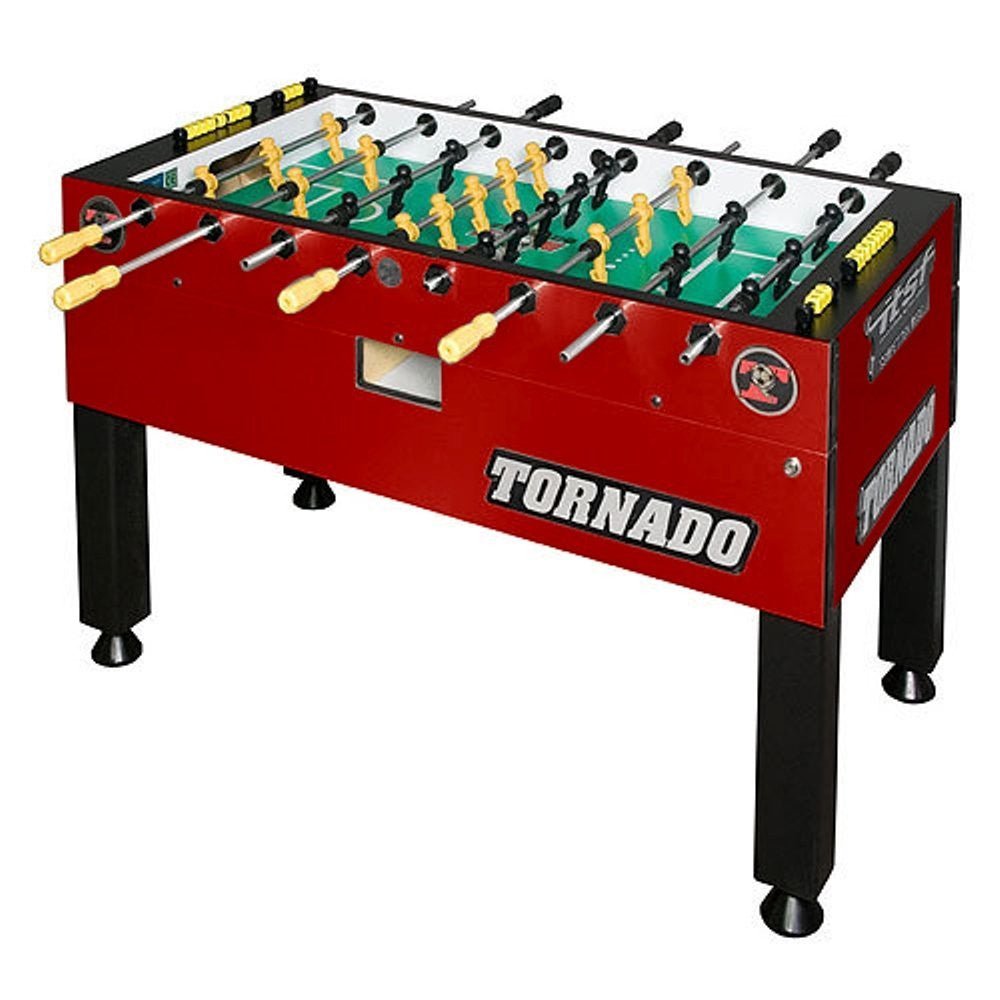58551 Tornado T-3000 Competition Foosball Table in Crimson Red - Image 1