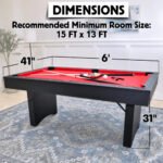 Freetime Fun Ashford 6' Pool Table – Folding, True Roll - Image 2