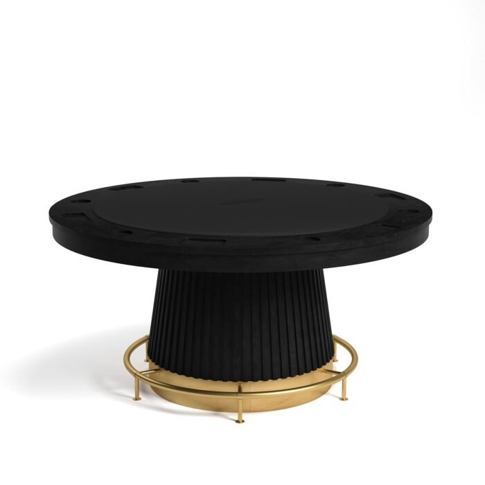 RAM Game Room Prohibition 60" Poker Table - Black - Image 3