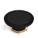 RAM Game Room Prohibition 60" Poker Table - Black - Image 4