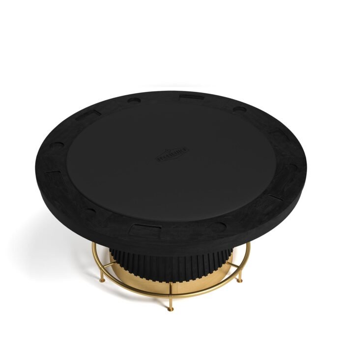 RAM Game Room Prohibition 60" Poker Table - Black - Image 4