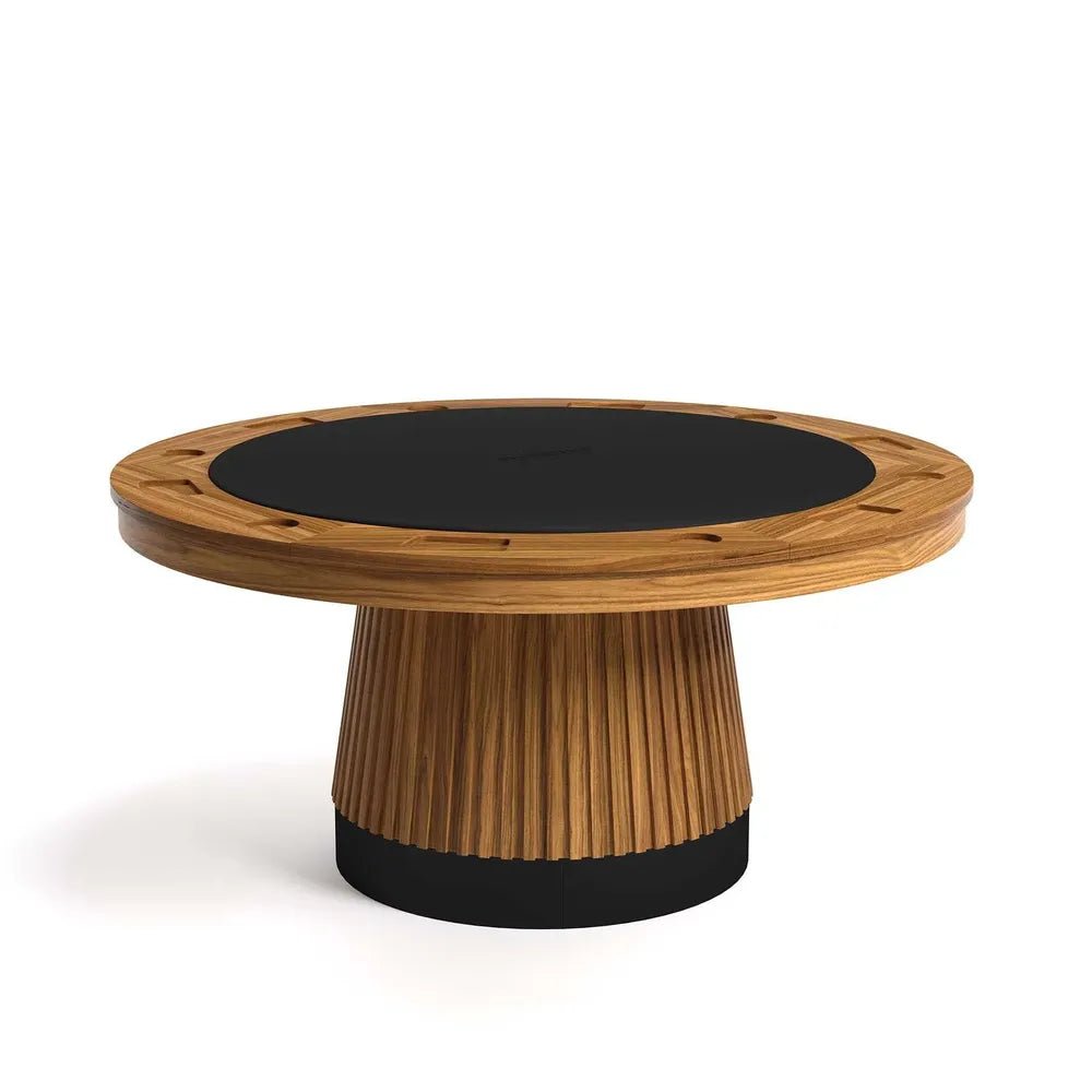 60_Poker_Straight_walnut_no_foot_rail RAM Game Room PRO60TBL-W Poker Table - Matte Walnut - Image 1