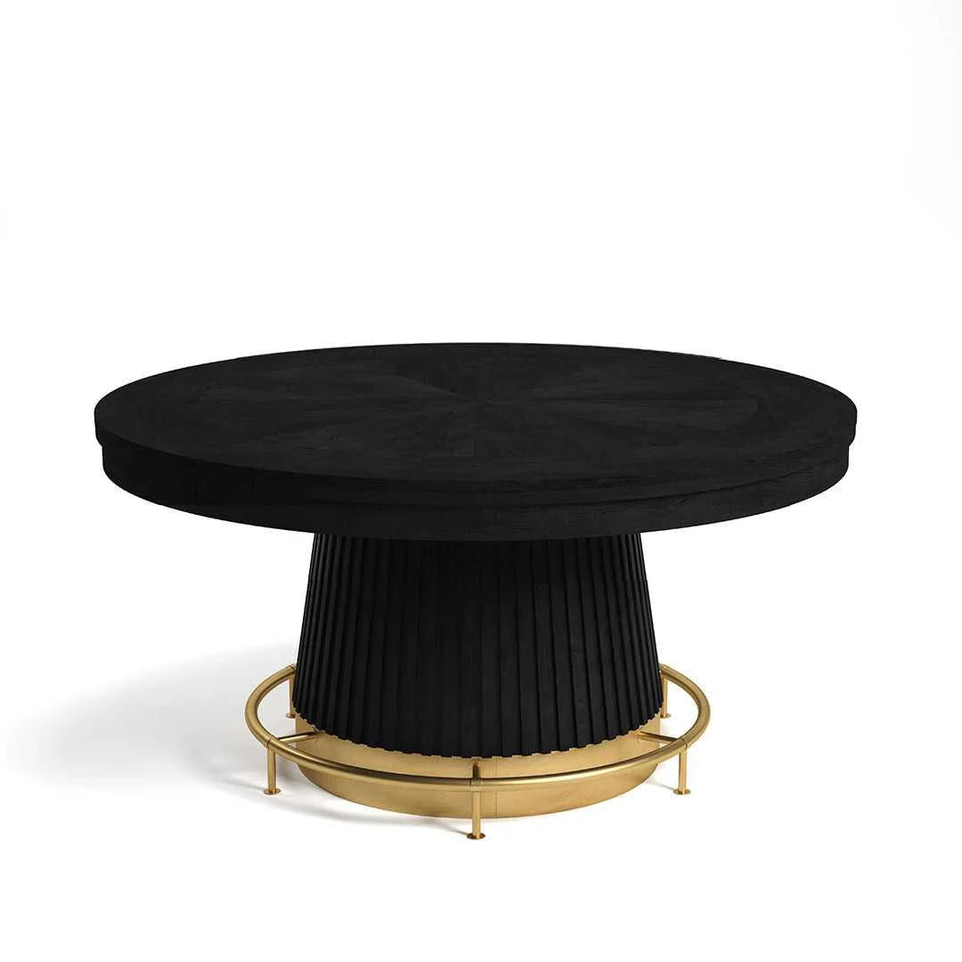60_Poker_Table_Dining_black_foot_rail_jpg Ram Game Room Prohibition Series 60" Poker-Black - Image 1