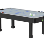 Dynamo 7' Black Arctic Wind Air Hockey Table