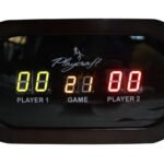 Playcraft 11" Hard Wood Elec. Shuffleboard Scorers in Black, Cherry, Espresso and Honey