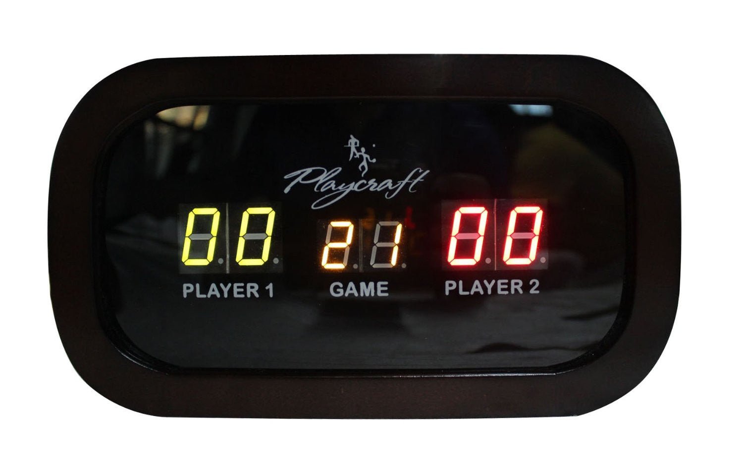 61X-ILQPZZL._SL1500 Playcraft 11" Hard Wood Elec. Shuffleboard Scorers in Black, Cherry, Espresso and Honey - Image 1