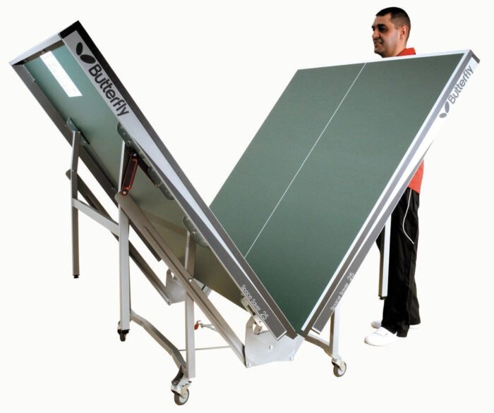 Butterfly Space Saver 22 Green Table Tennis Table - Image 3