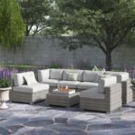 Outdoor Wicker Seating Group With Cushions - Image 10