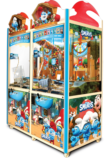 65dc86c90f675ea188069ab6_ELAUTSmurfCoinPusherMachine Elaut The Smurfs with Capsule Coin Pusher - Image 1
