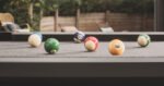 Cornilleau Hyphen Outdoor Pool table Black Frame / Dark Grey Cloth - Image 8