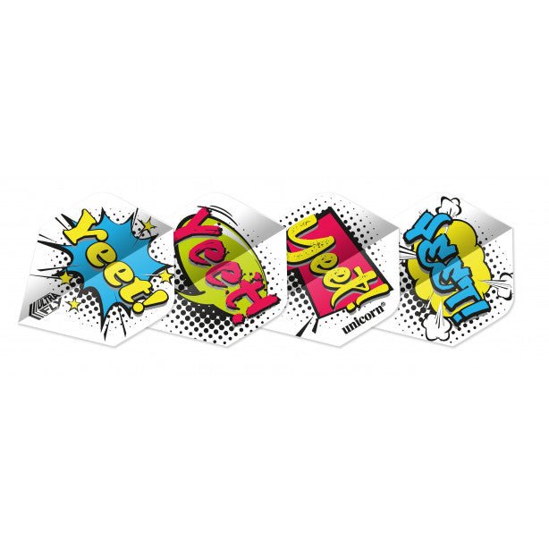 69018_yeet_comic_book_plus_x4_1 Unicorn Ultrafly .100 Plus Dart Flight - Yeet - Image 1