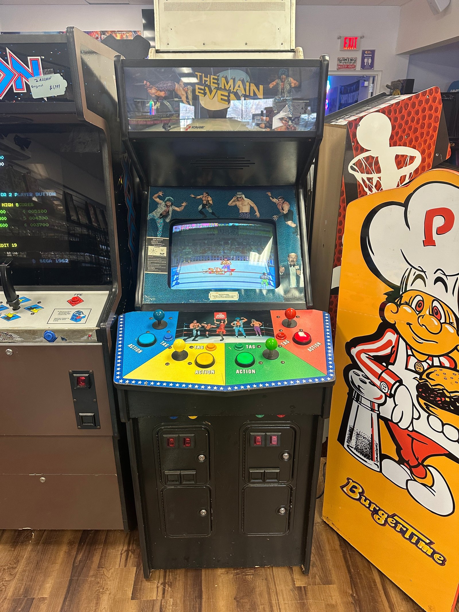 6B5ADF06-5186-414A-8921-197F817164E2 Konami The Main Event Arcade Game - Image 1