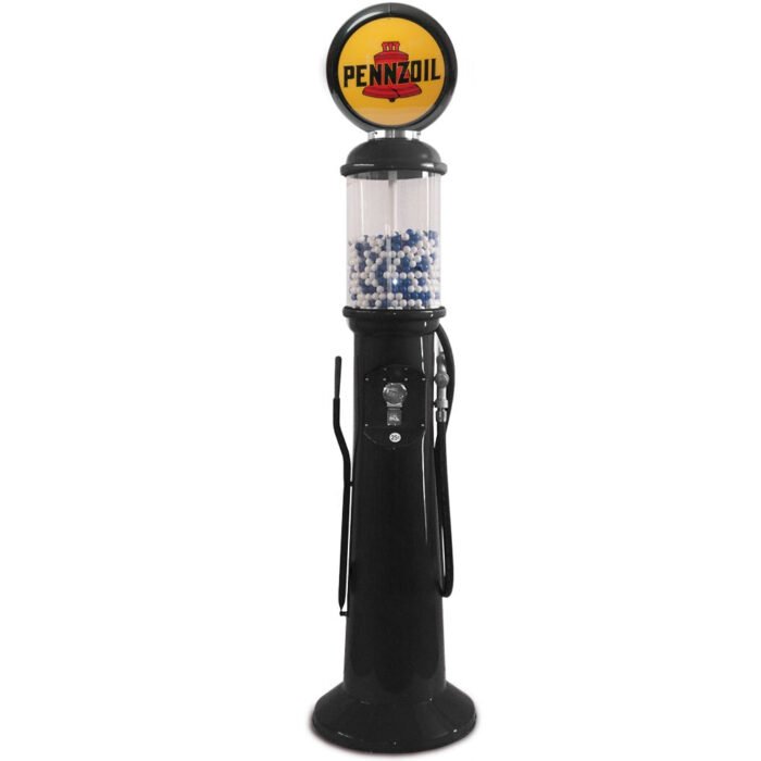 7' 6" Replica Gas Pump Gumball Machine - Image 9