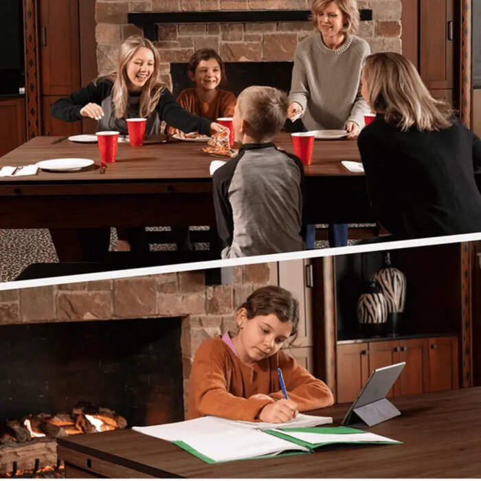 Freetime Fun Rockford 7' Espresso Multi-Game Table - Image 3