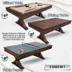 Freetime Fun Rockford 7' Espresso Multi-Game Table - Image 7