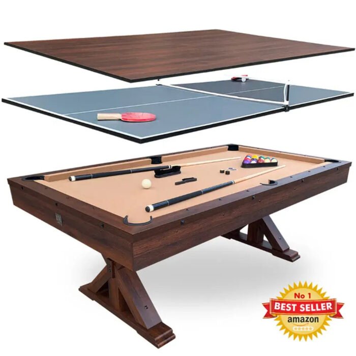 Freetime Fun Rockford 7' Espresso Multi-Game Table - Image 5