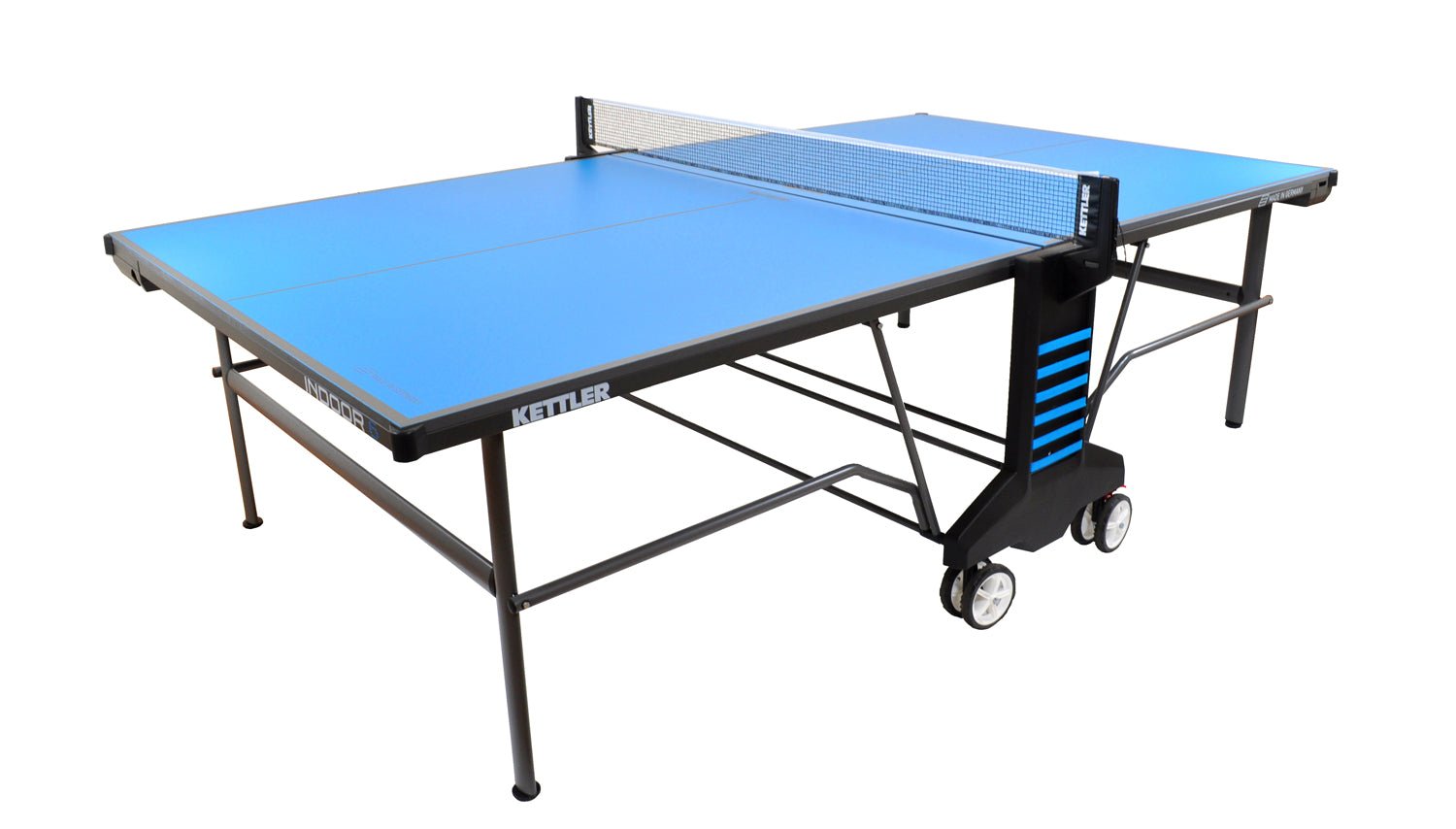 7137-960A_FULL Kettler Indoor 6 Ping Pong Table With 2-Players Set - Image 1
