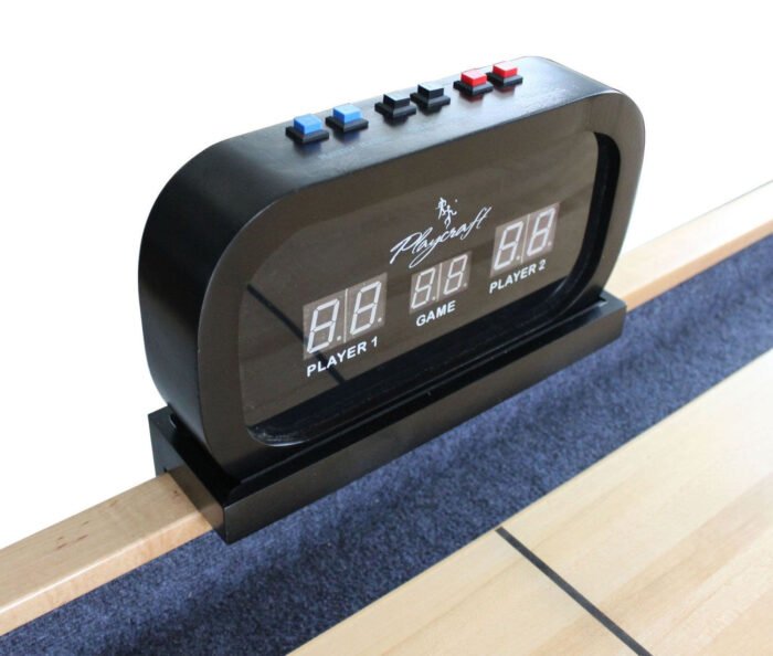 Playcraft 11" Hard Wood Elec. Shuffleboard Scorers in Black, Cherry, Espresso and Honey - Image 3