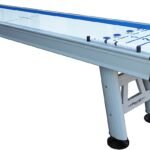Playcraft Extera 9' Outdoor Shuffleboard Table in Silver w/20" Playfield