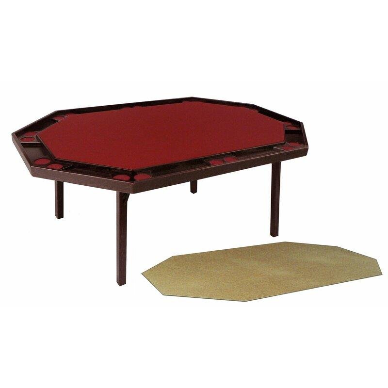 72_22_Maple_Deluxe_Card_Table_1 Kestell 10-Player Deluxe Folding Game Table - Image 1