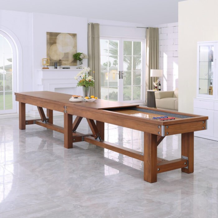Playcraft 12 ' Willow Bend Pro-Style Shuffleboard Table - Image 11