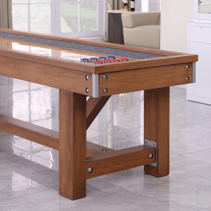Playcraft 12 ' Willow Bend Pro-Style Shuffleboard Table - Image 4