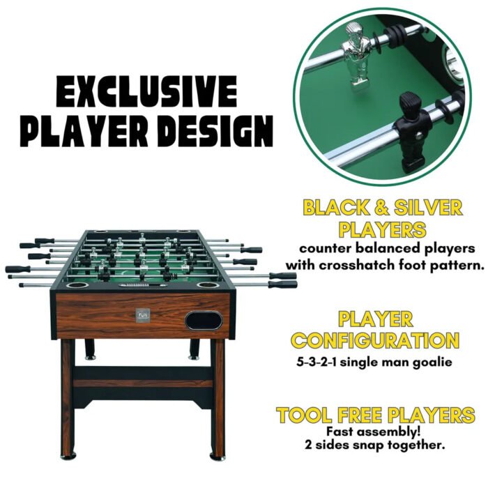 Freetime Fun Avenger Foosball Table – True Roll - Image 4