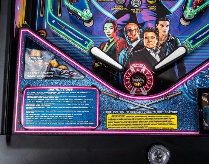 John Wick Limited Edition Pinball Machine - Image 7