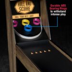 7’ 3” Compact Roll and Score Arcade Game with Electronic Scoring and Ball Return System - Image 4