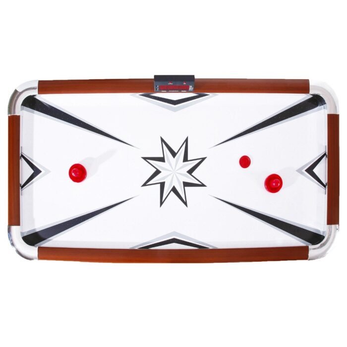 Hathaway 6' Midtown Air Hockey Table in Cherry w/Silver Finish - Image 2