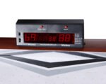 Hathaway 6' Midtown Air Hockey Table in Cherry w/Silver Finish - Image 3