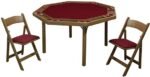 Kestell 8-Player Contemporary Folding Poker Table - Image 2