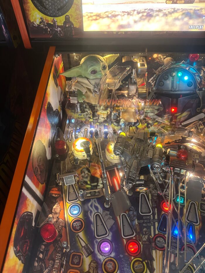 Stern Pinball LOADED The Mandalorian Premium Pinball Machine - Image 11