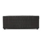 Santa Cruz - 8 Piece Outdoor Sectional Set - Dark Brown - Image 4