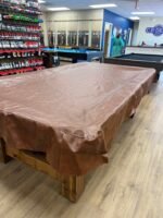 Pre Owned 8 Foot Antique Cut Pool Table Cover - Image 3