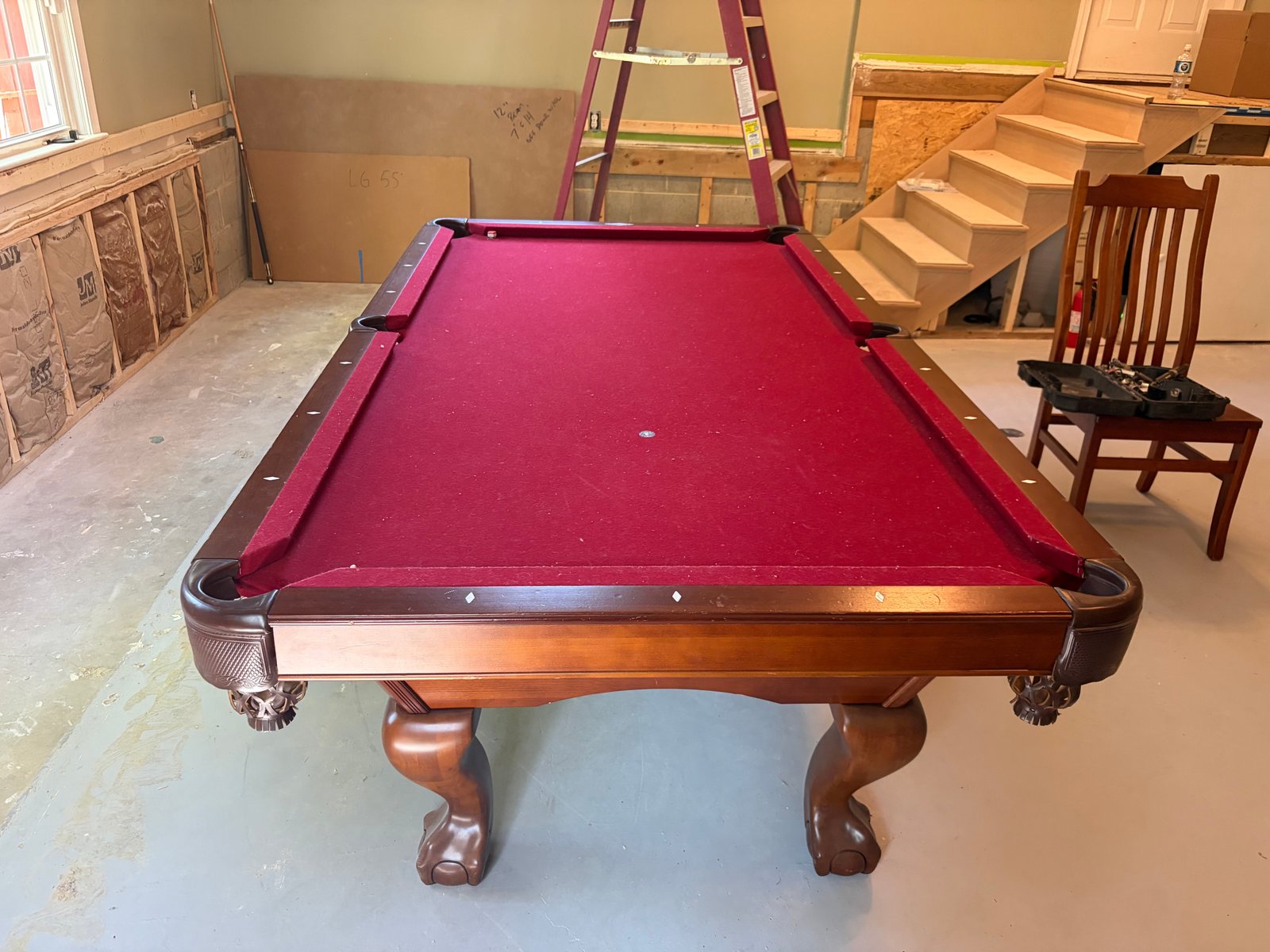 8_BrunswickContender Pre-Owned 8' Brunswick Contender Pool Table - Image 1
